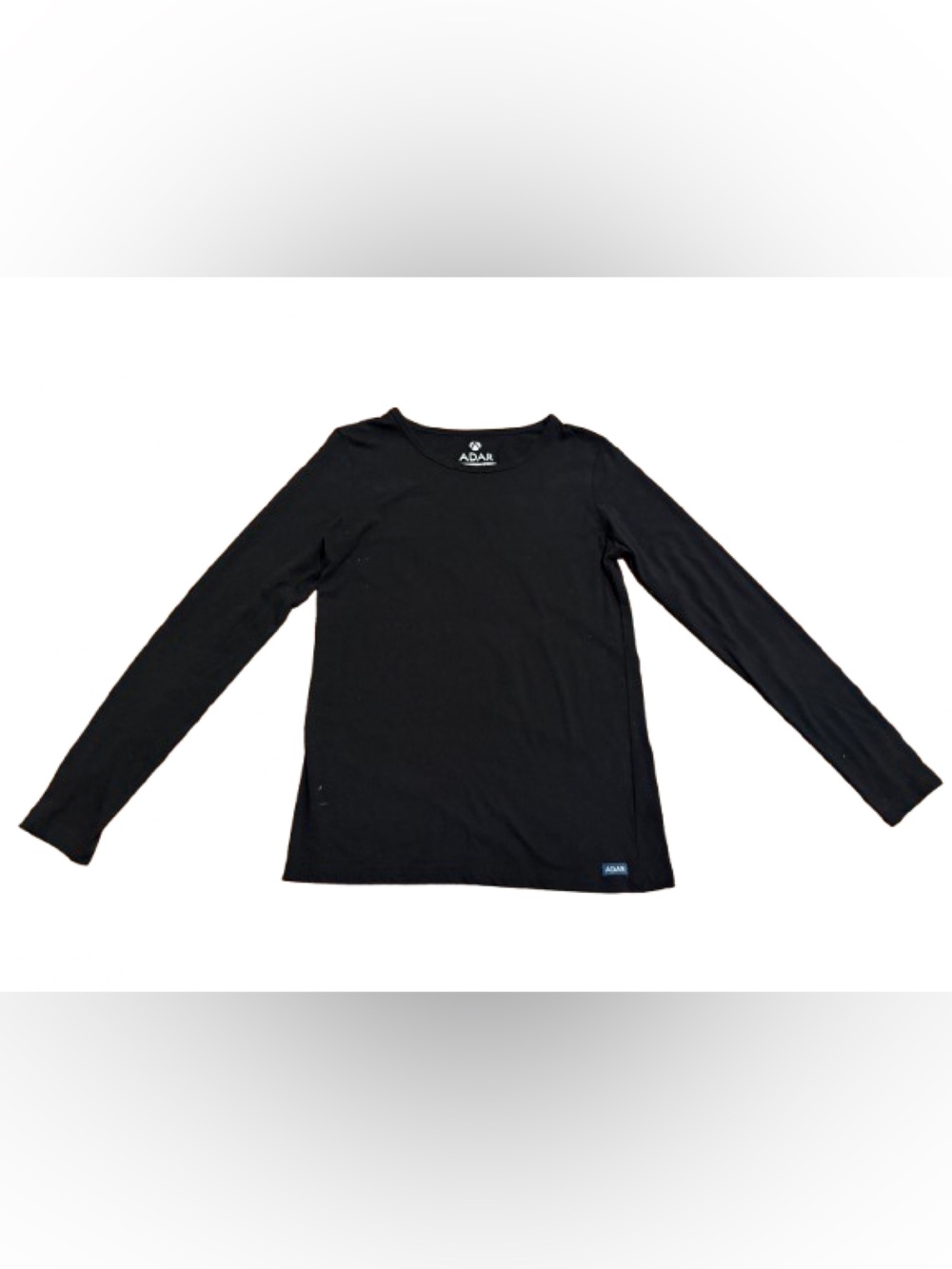 ADAR Universal Women's Black Long-Sleeve Classic Fit Women’s Small